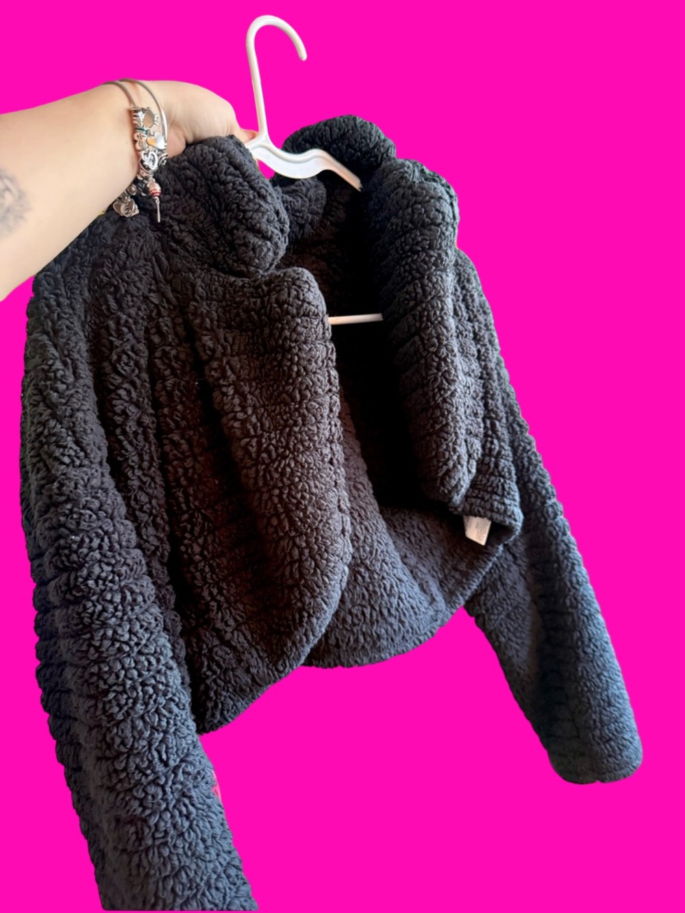 Cozy Black Sherpa Jacket